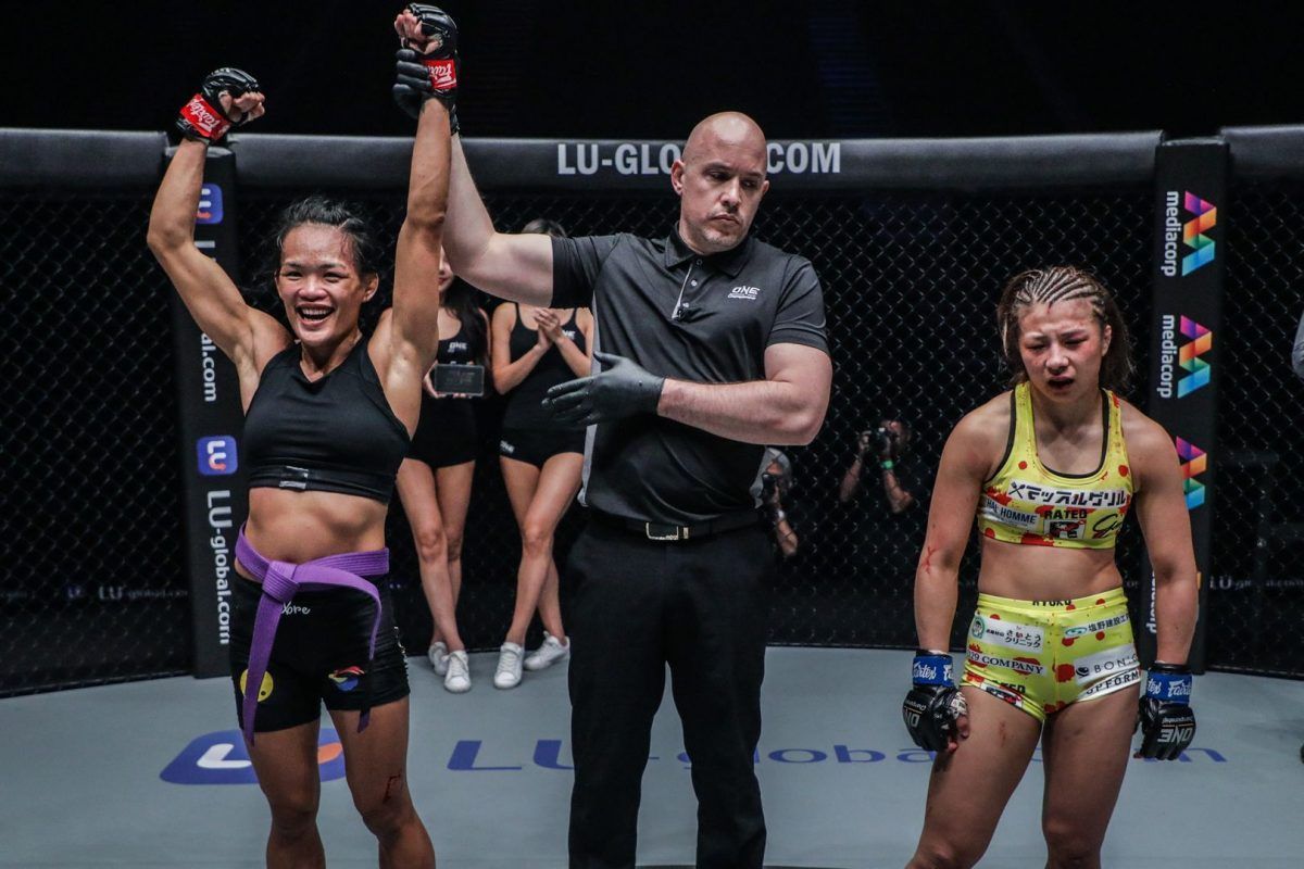 Tiffany Teo defeats Ayaka Miura ONE KING OF THE JUNGLE