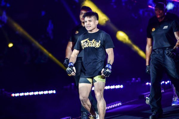 Filipin-Kiwi mixed martial artist Mark "Tyson" Fairtex Abelardo makes his entrance
