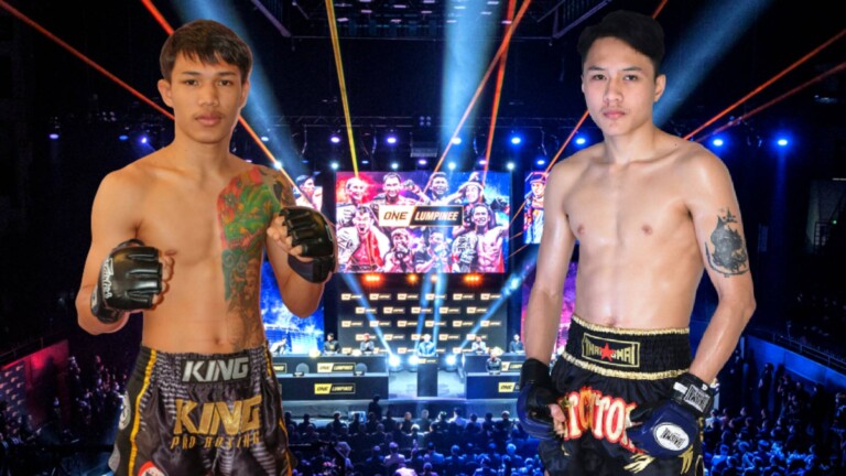 Chalamkhao fight toe to toe with Petthong in one lumpinee 22 768x432