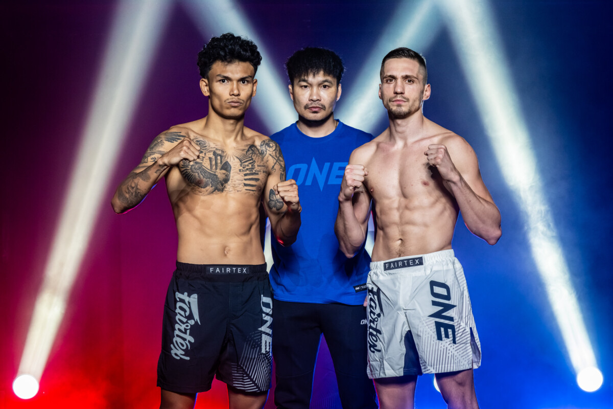 ผลชั่งน้ำหนักและวัดระดับน้ำในร่างกาย ศึก ONE ลุมพินี 130 “นนทชัย vs โซเนอร์”