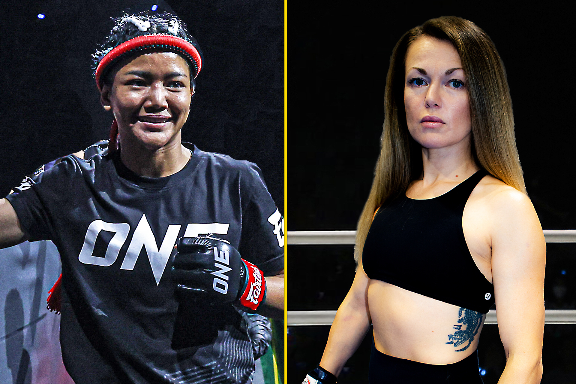 สวยวัดเดือด! “ดวงดาวน้อย” รับน้องใหม่ “เรแกน กาวอิง” ศึกใหญ่ ONE ลุมพินี 137