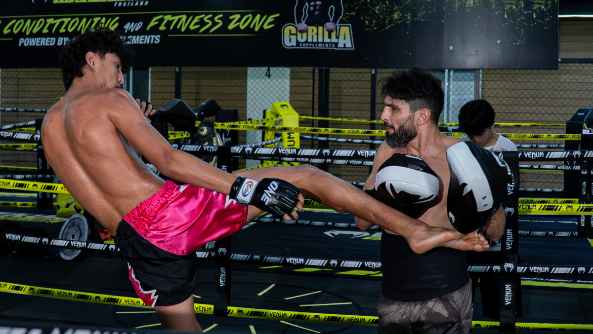 Nabil open workout for one fight night 41 03