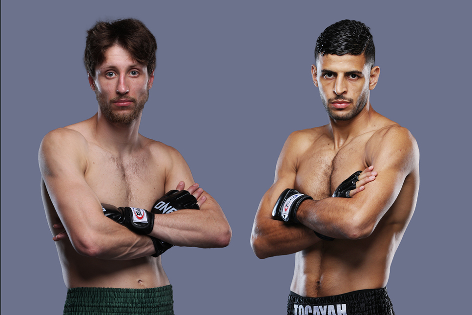 ลุค ลิสซีย์ และ โมฮาเหม็ด ยูเนส ราบาห์ ชั่งน้ำหนักและวัดระดับน้ำ ในศึก ONE Fight Night 45