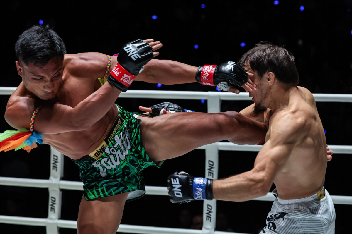 Mongkoldetlek Por Pim-on defeats Utkirzhon Khamidov at ONE Friday Fights 163 on July 24.