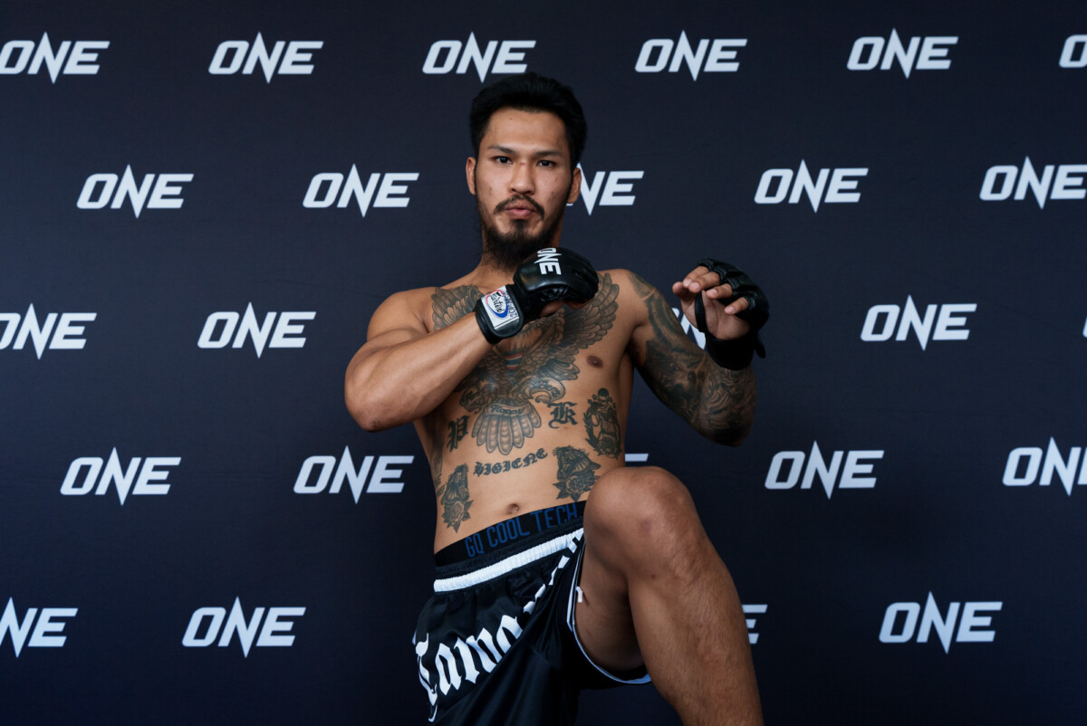 Suakim Pongsuphan PK steps in front of the camer at The Inner Circle 25 open workout