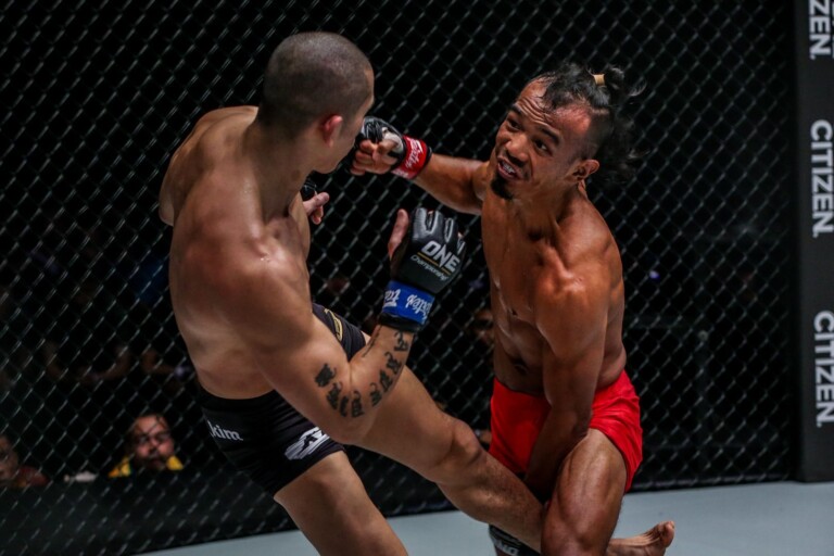Myanmar rising star Tial Thang throws a crushing punch