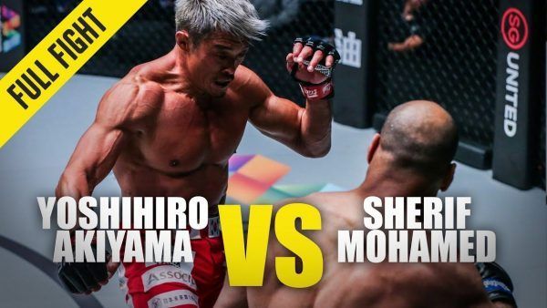 yoshihiro akiyama vs sherif mohamed one full fight february 2020 600x338
