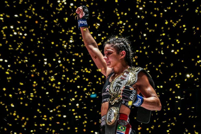 New ONE Atomweight Muay Thai World Champion Allycia Hellen Rodrigues