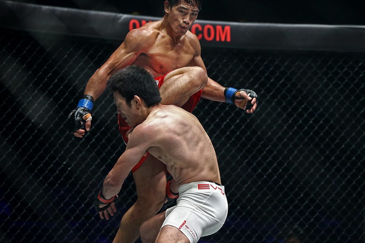 Eduard Folayang knocks out Shinya Aoki in SIngapore