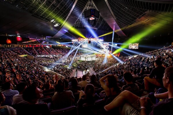 Inside the Stadium Indoor Stadium during a live ONE Championship event