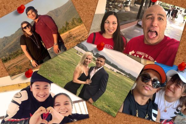 A lovely look at Aung La N Sang, Gina iniong, Brandon Vera, Bibiano Fernandes, and Stamp Fairtex's partners