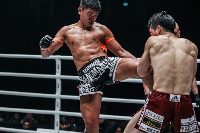 Sangmanee Sathian MuayThai defeats Kenta Yamada at ONE A NEW TOMORROW DC 1474 768x512