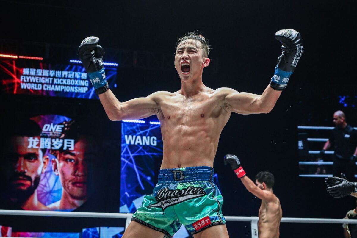 Chinese kickboxer Wang Wenfeng