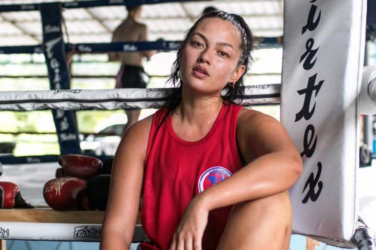 Supermodel Mia Kang trains at Fairtex