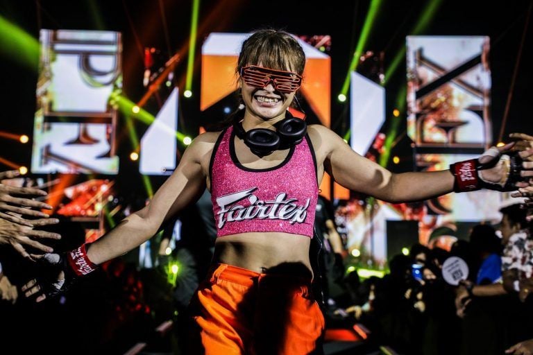 Thai superstar Stamp Fairtex dances her way to the ring