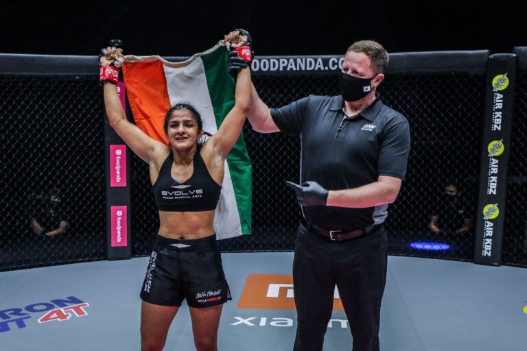 Ritu Phogat's winnning moment