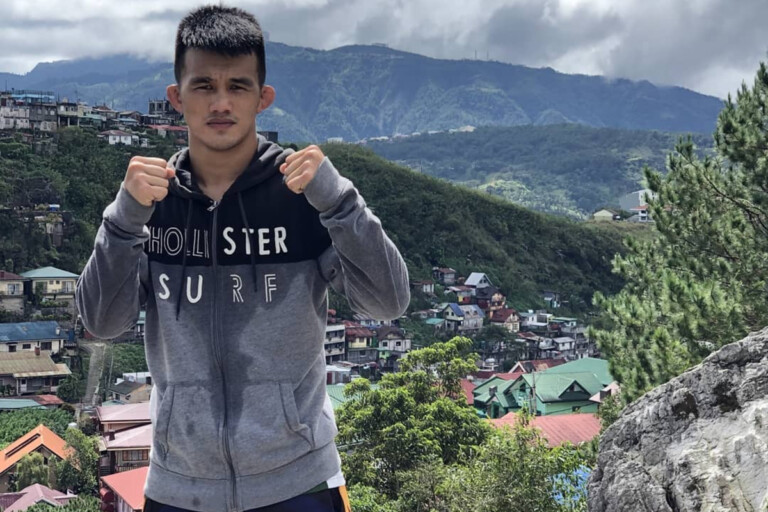 Filipino MMA fighter Jeremy Pacatiw in Baguio City