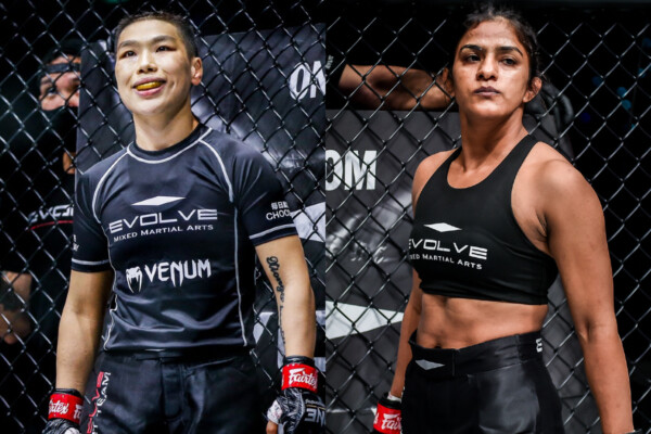 Evolve MMA's Xiong Jing Nan and Ritu Phogat