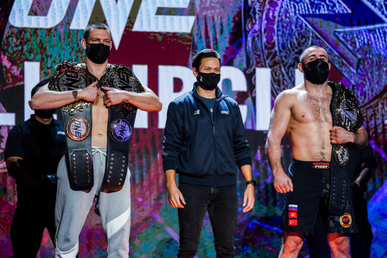 Reinier de Ridder Kiamrian Abbasov Weigh In 1920X1280 768x512