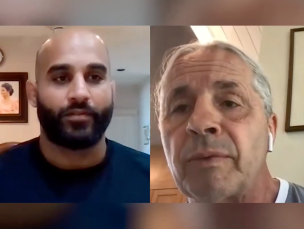 Arjan Bhullar and Bret Hart