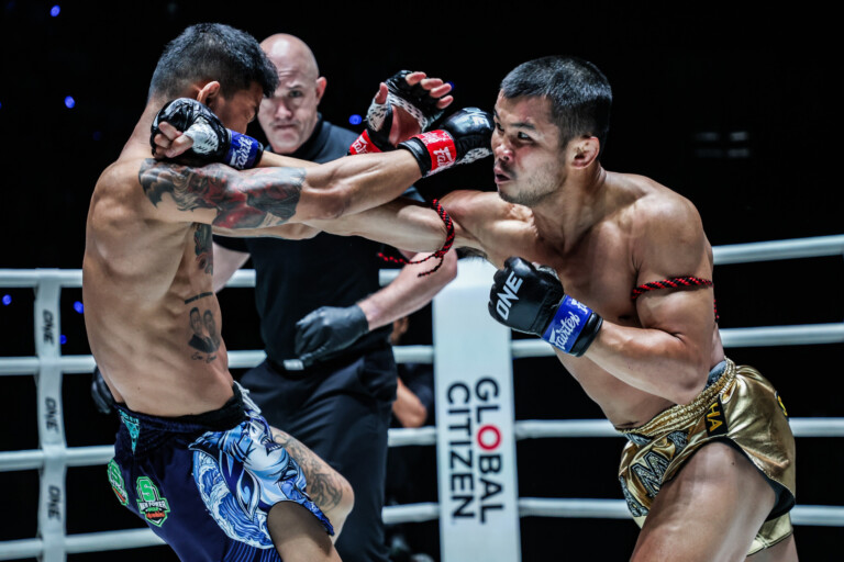Kongthoranee Sor Sommai Nong O Hamante Leon ONE Fight Night 31 104 scaled