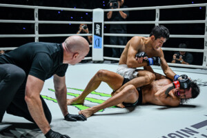 Avazbek Kholmirzaev Jeremy Miado ONE Fight Night 38 6 1 scaled 1