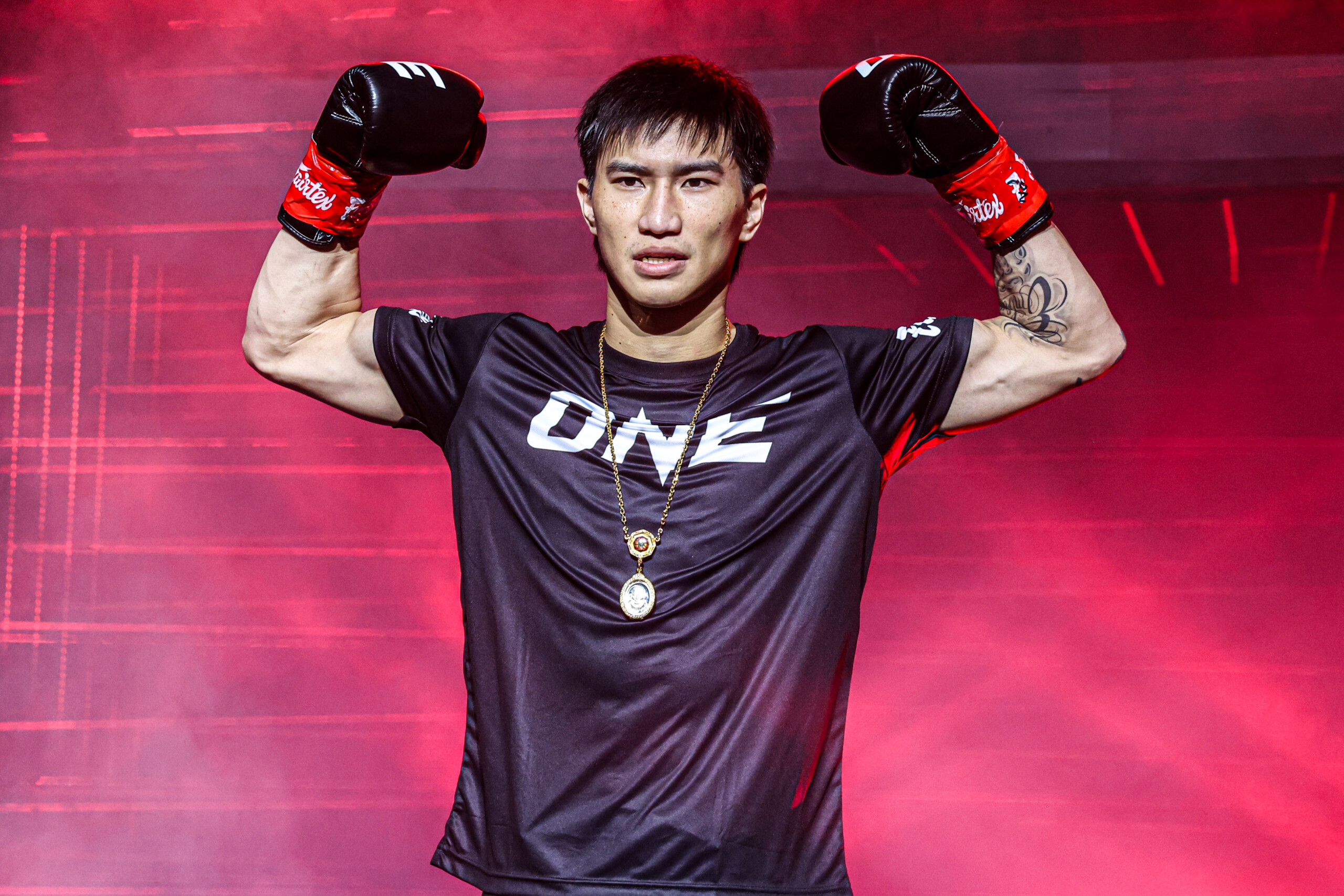 Tawanchai PK Saenchai getting ready for his clash at ONE Friday Fights 137.