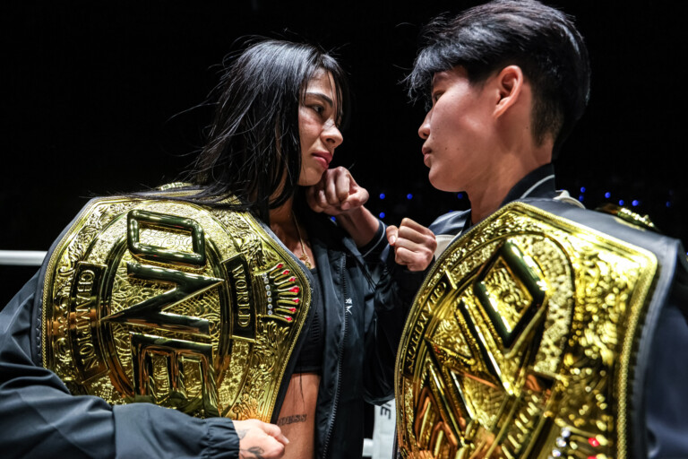 Allycia Hellen Rodrigues and Phetjeeja Lukjaoporongtom lock their eyes ahead of title clash