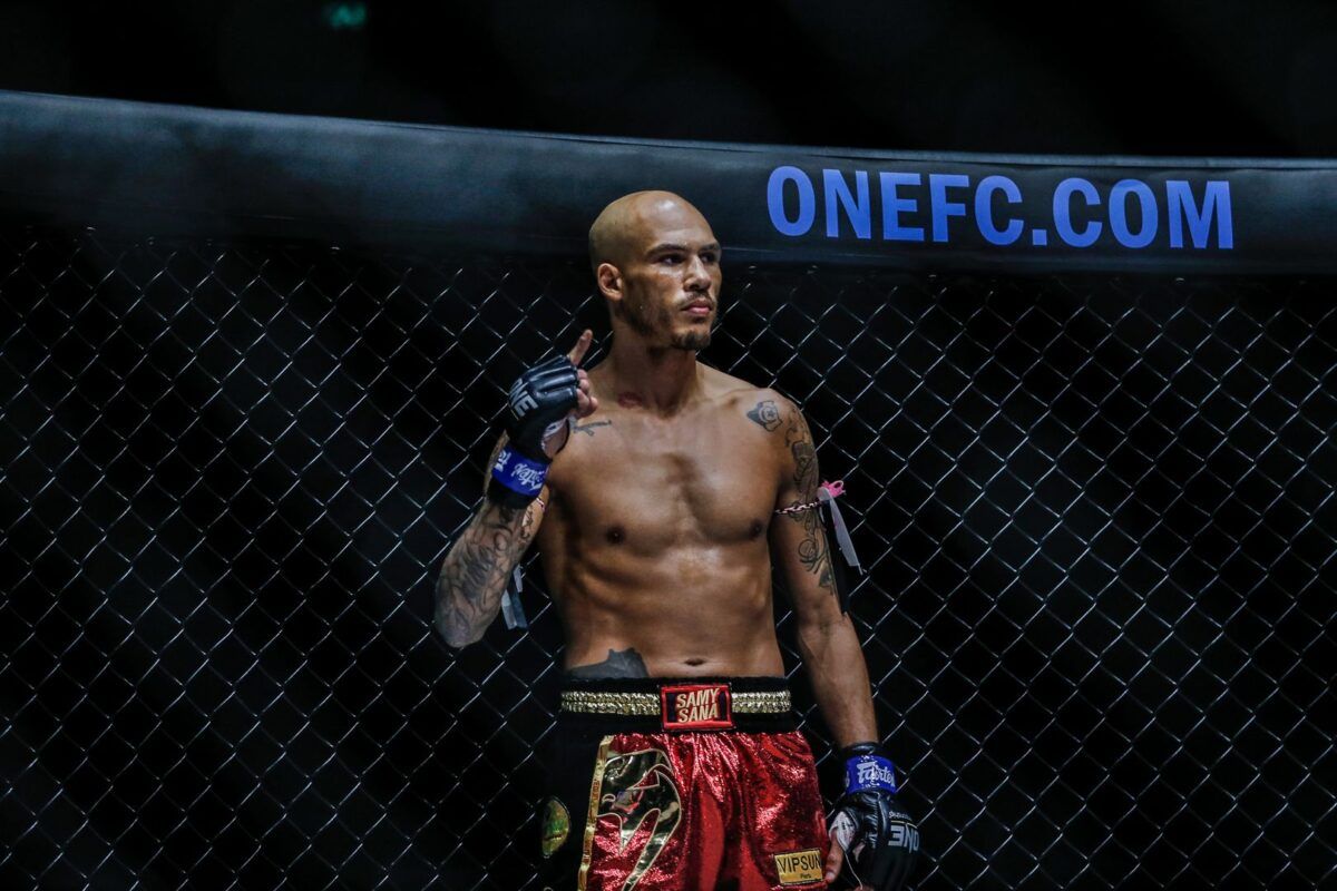 Exclusive photos from Russian fighter Jamal Yusupov and French star Samy Sana’s Muay Thai fight at ONE: COLLISION COURSE II on 25 December