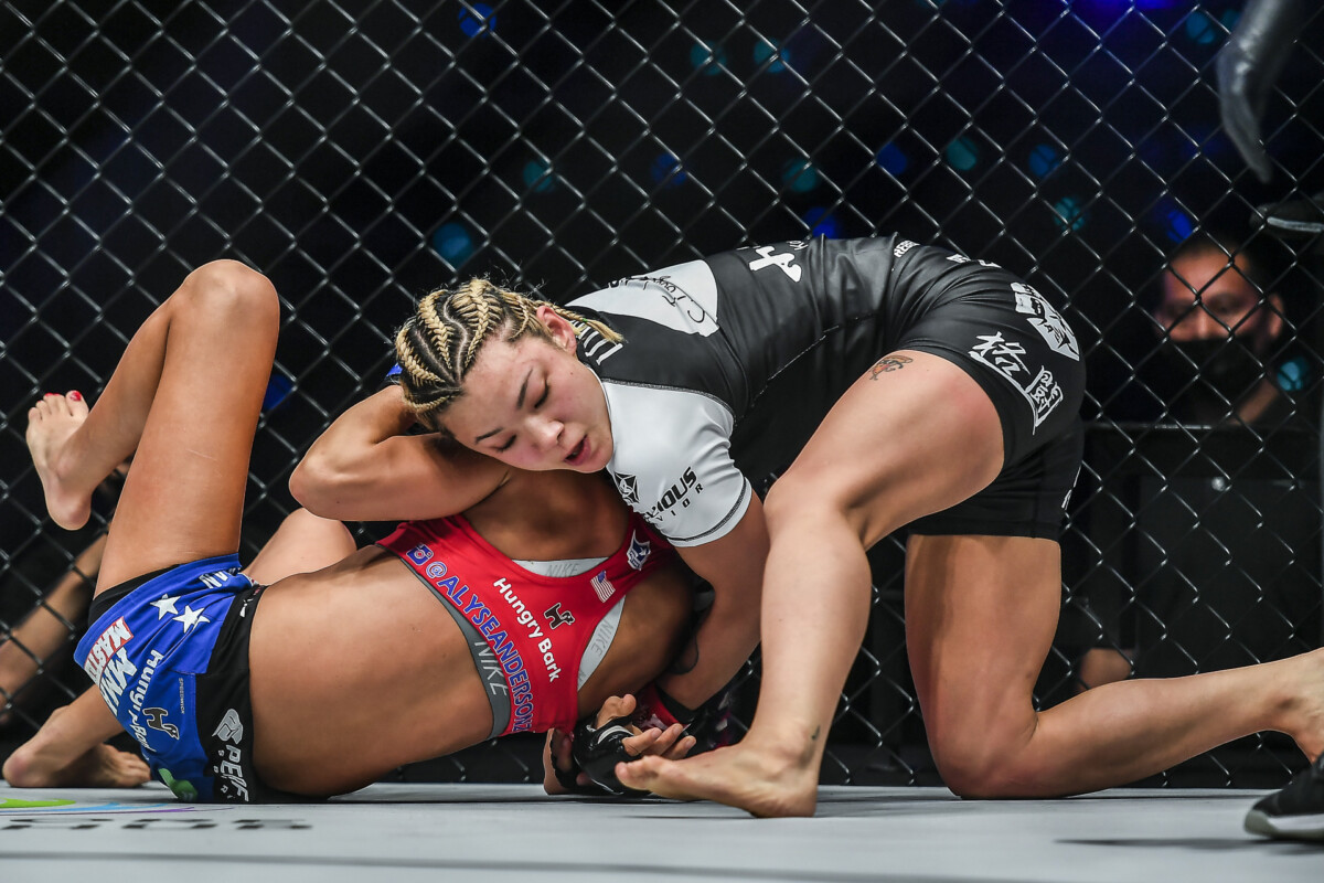 Pictures from the bout between Itsuki Hirata and Alyse Anderson at ONE: EMPOWER