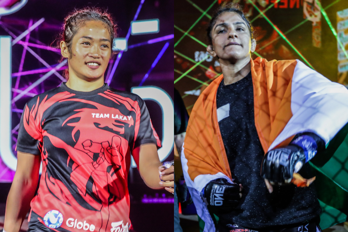Jenelyn Olsim meets Ritu Phogat at ONE: NEXTGEN on 29 October