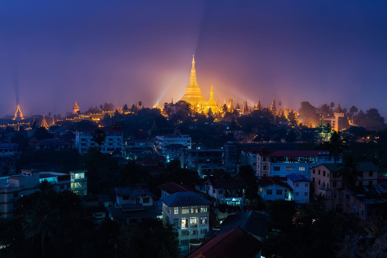 Yangon skyline