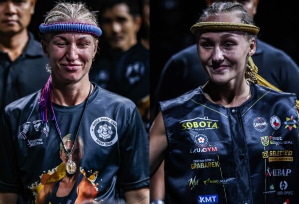 Johanna Persson and Martyna Dominczak ONE Fight Night 43 scaled