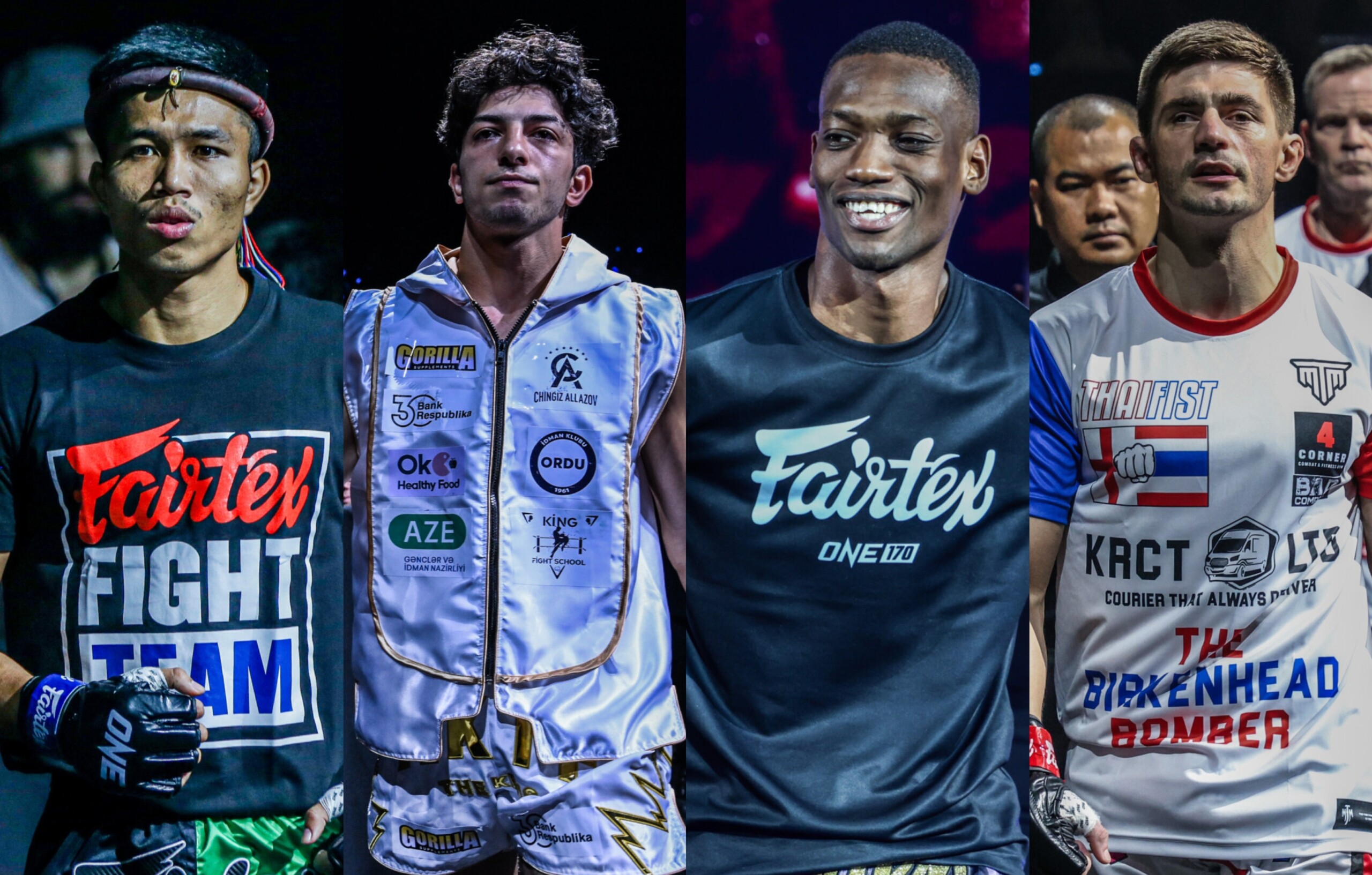 Ferrari Fairtex Akif Guluzada Bampara Kouyate and Jacob Smith scaled