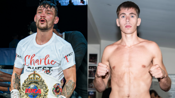Charlie Guest L and Samuel Fitzgerald R will battle at ONE Fight Night 44